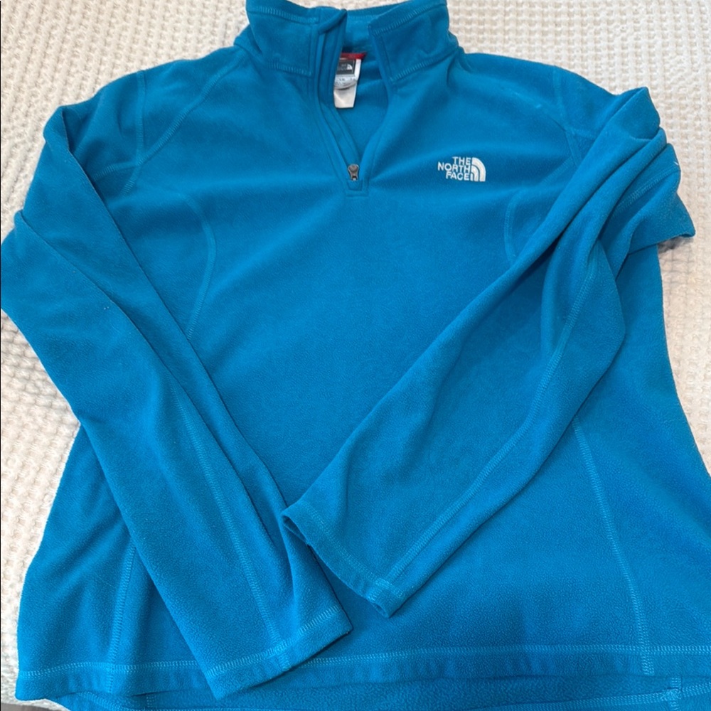 The North Face Blue Quarter-Zip Pullover
